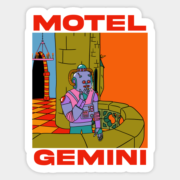 MG Bot Sticker by motelgemini